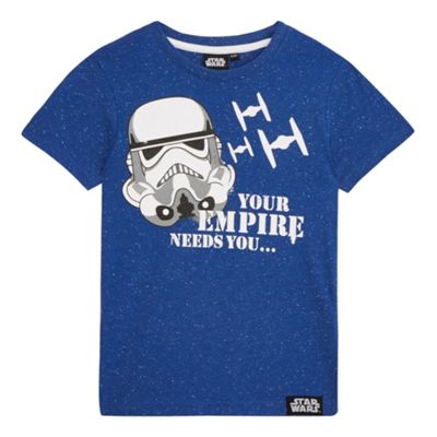 Star Wars Boys' blue 'Star Wars' Stormtrooper t-shirt
